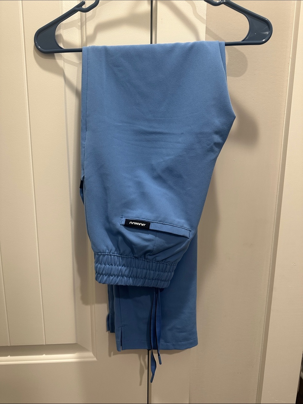 Jaanuu Women's Medical Scrub Jogger Pants in Slate Blue